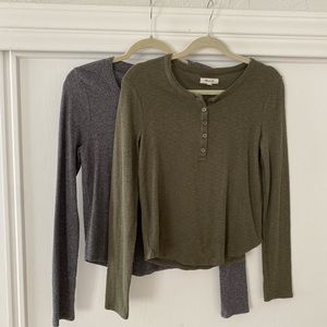 Two (2) Madewell Tops